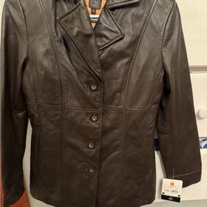 Wilsons Leather Dark Brown Jacket